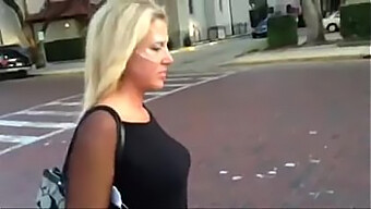 Public Stroll With A Kinky Twist: Wife Covered In Cum On Webcam