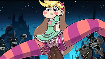 Star'S Sensual Encounter With Marco'S Large Penis In Animated Hentai