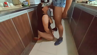 Mature Colombian Sluts Engage In Kitchen Sex And Masturbation