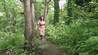 Gothic Goddess With Big Tits Gets Fucked In The Woods