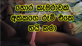 Teenage Sri Lankan Girl Caught Kissing And Fucking A Stranger In Her Bedroom