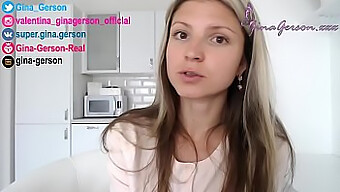 Intimní chat Giny Gerson s jejími fanoušky v domácím videu, odpovídá na jejich otázky v části 4