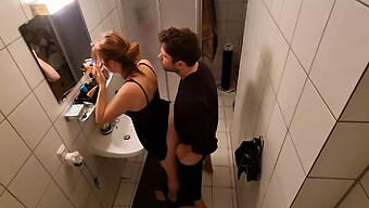 Young Stepdaughter Caught In The Act With Her Stepbrother In The Dorm Bathroom