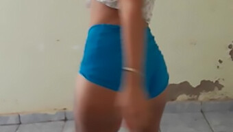 Young And Attractive Latina Dances Seductively