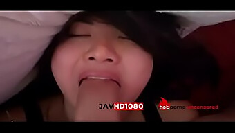 Asian virgin takes hard ass fucking in uncensored video