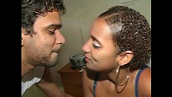 Intense lovemaking between a Brazilian couple caught on camera