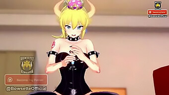 Virtuelle Freundin Bowsette Führt Dich Durch Masturbationstechniken