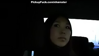 Asian Girl Picked Up For Outdoor Sex At Night