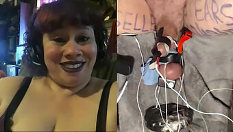 Herrin Und Sklave Engagieren Sich In Skype Femdom Ball Folter