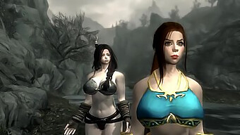 Jenna And Lacey'S Misadventure In 3d Skyrim