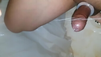 Teen'S Solo Shower Session With A Sex Toy Ends In Ecstasy