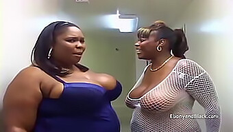 Three Big Boobed Black Women Pleasure A White Cock With Their Mouths