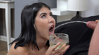 Lady Dee, The Obedient Maid, Receives A Mouthful Of Piss