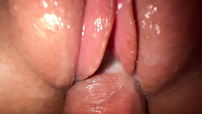 Close up of 18-year-old's intense orgasm