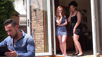 British Teen With Red Hair Indulges In Fantasies Of Older Man'S Penis And Fulfills Them!