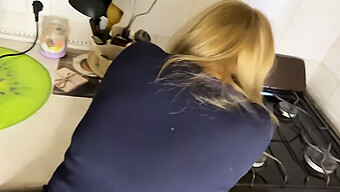 College Coed Gets Her Ass Pounded In Kitchen