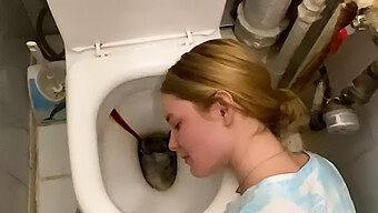 Teen Girl Gets Deep Throat Facial After School Prank