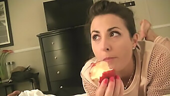 Hotwife Helena Price indulges in food fetish and yoga