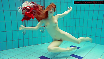 Naked European Teen Explores The Depths Of Desire Underwater