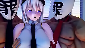 Azurlane ให้ 3d Blowjob ที่เย้ายวนและความสุขทางปาก