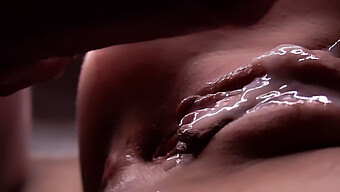 Intense Close-Up Of Multiple Cumshots On Big Natural Tits And Tight Pussy