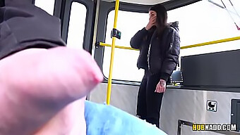 Stacy Sommers Catches Me Pleasuring Myself On A Public Tram!